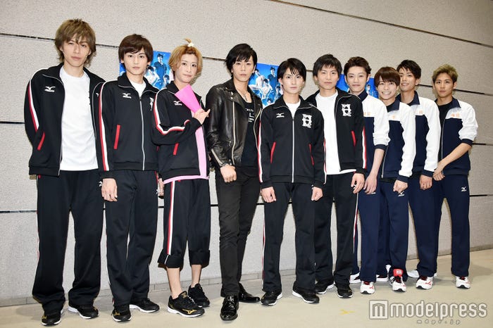 (左から)神永圭佑、佐藤永典、赤澤燈、廣瀬智紀、松田凌、宮崎秋人、安西慎太郎、小澤廉、黒羽麻璃央、池岡亮介(C)モデルプレス