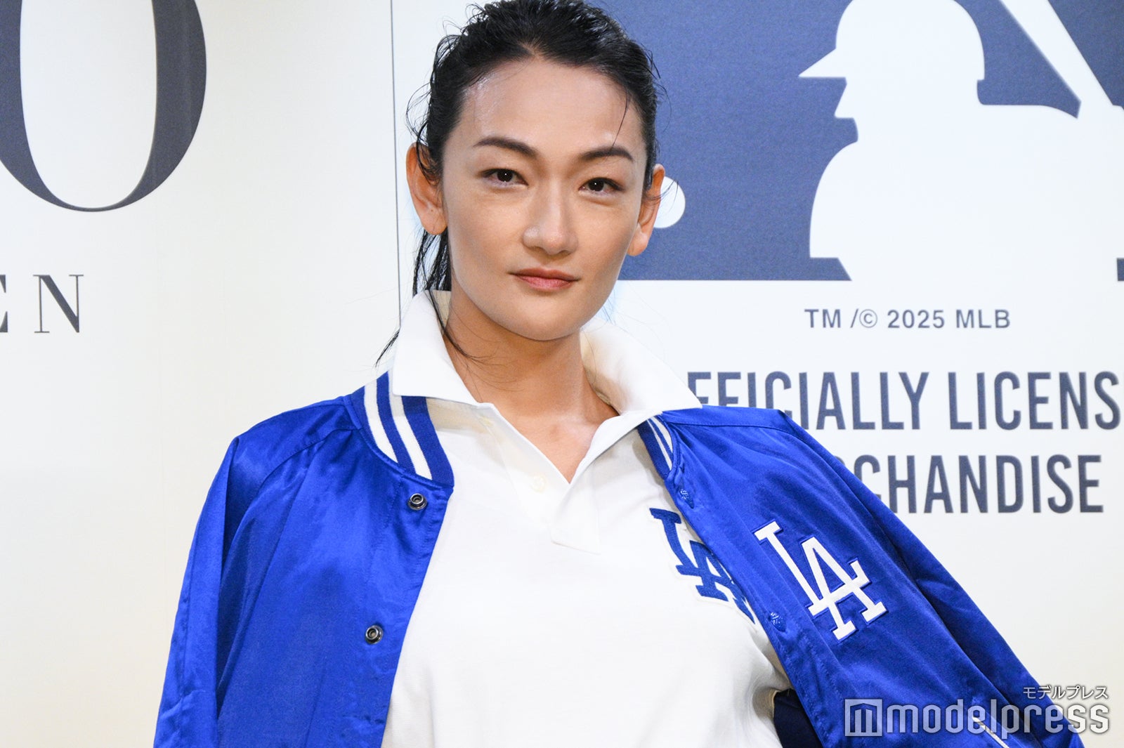 冨永愛、観戦してみたいスポーツは？「一見チグハグ」MIXコーデが新鮮【ポロ ラルフ ローレン×MLB ローンチイベント】