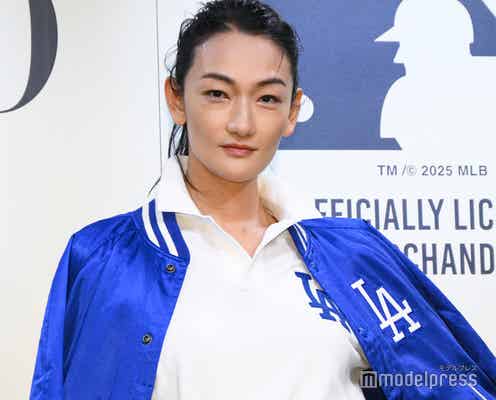 冨永愛、観戦してみたいスポーツは?「一見チグハグ」MIXコーデが新鮮【ポロ ラルフ ローレン×MLB ローンチイベント】