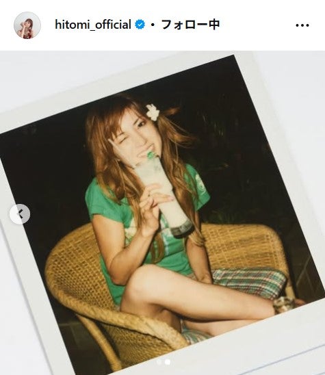 hitomi Instagramより