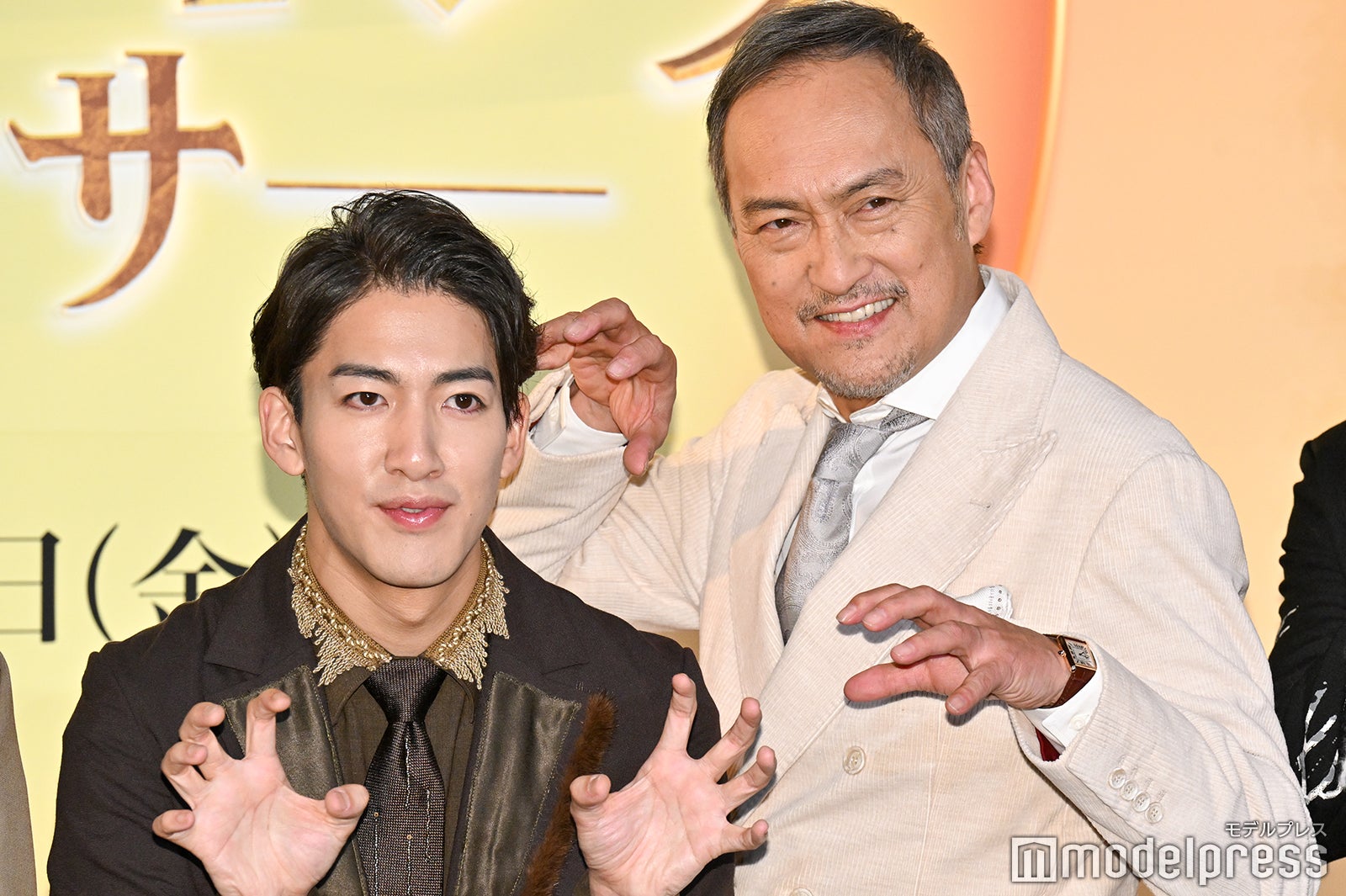 尾上右近、渡辺謙（C）モデルプレス