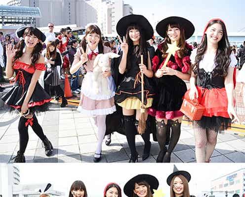 飯豊まりえ、鹿沼憂妃ら「めざまし」イマドキガールがハロウィン仮装 「魔法かけて!」と熱烈な声