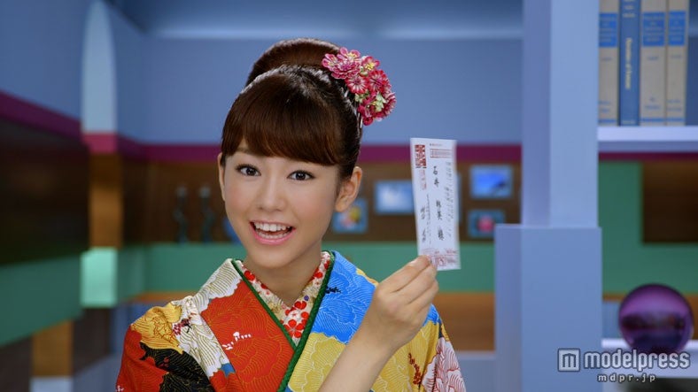 桐谷美玲／「PIXUS」新CM「PIXUS 年賀期 スマート年賀状篇」