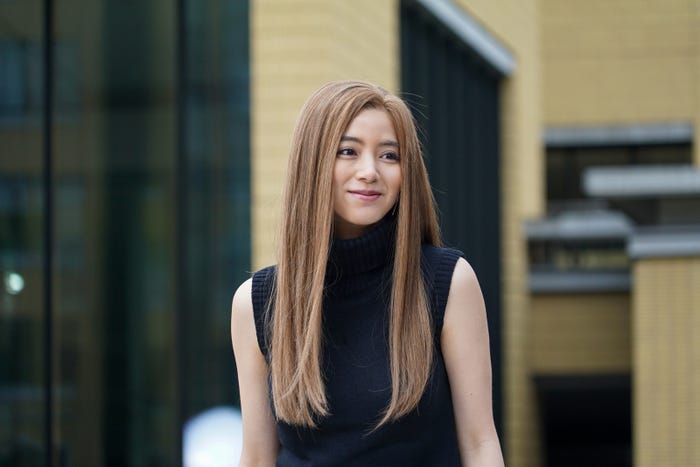 池田エライザ/新CM 撮影の様子(提供画像)