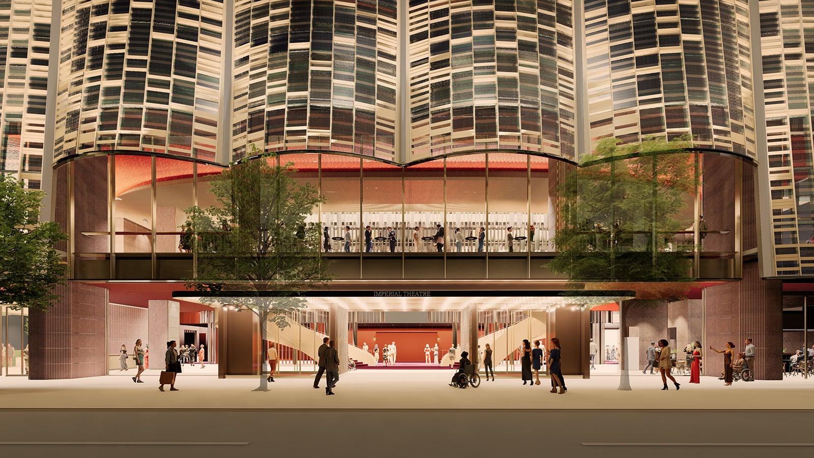 新・帝国劇場パース図（提供写真）