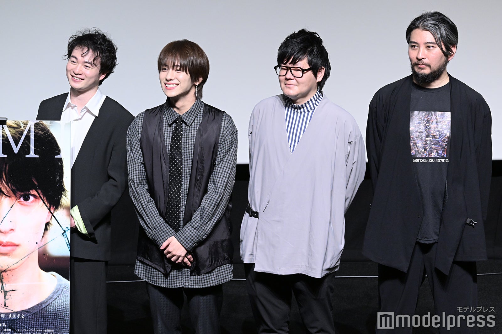 （左から）森永悠希、山下幸輝、松山周平、稲葉繁樹（C）モデルプレス