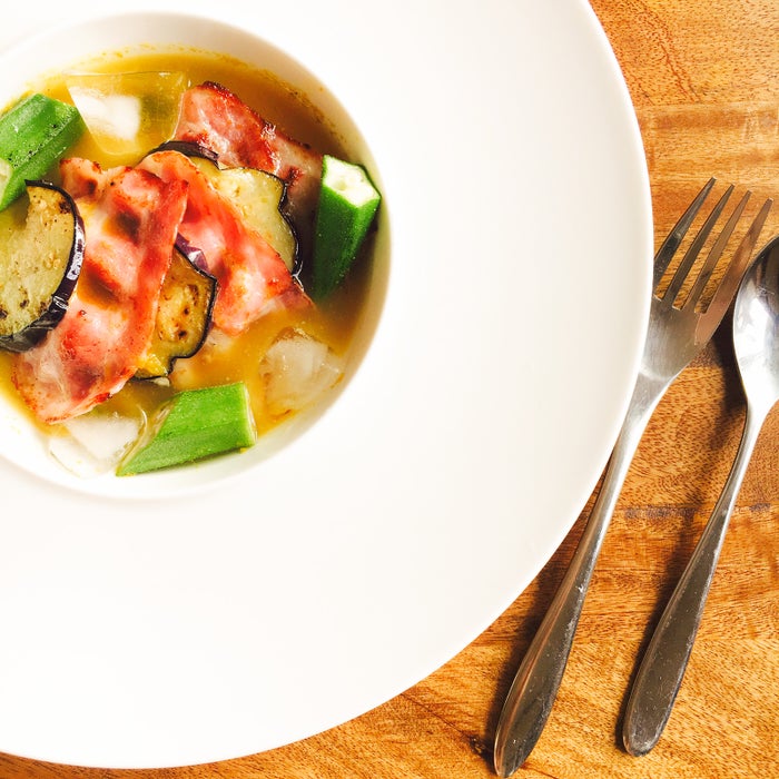 一皿で大満足 オシャレで美味しい 冷製夏野菜のカレースープ お手軽レシピ 柏原歩のトレンドレシピ モデルプレス