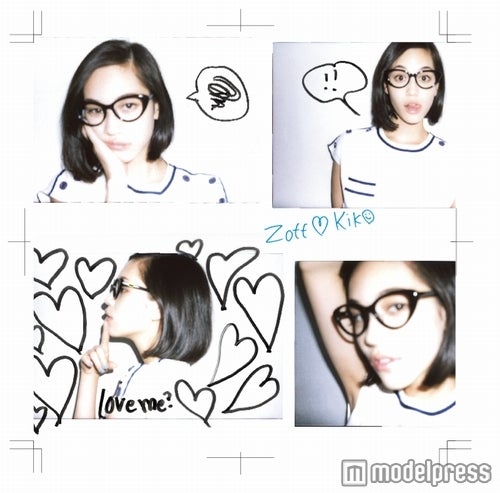 「Zoff（ハート）KIKO」めがねふき