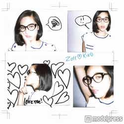 「Zoff(ハート)KIKO」めがねふき