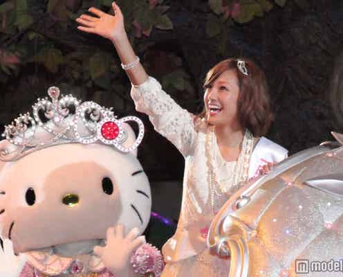 girl next door千紗、ミニワンピでハローキティを祝福!サンリオピューロランドで一日館長