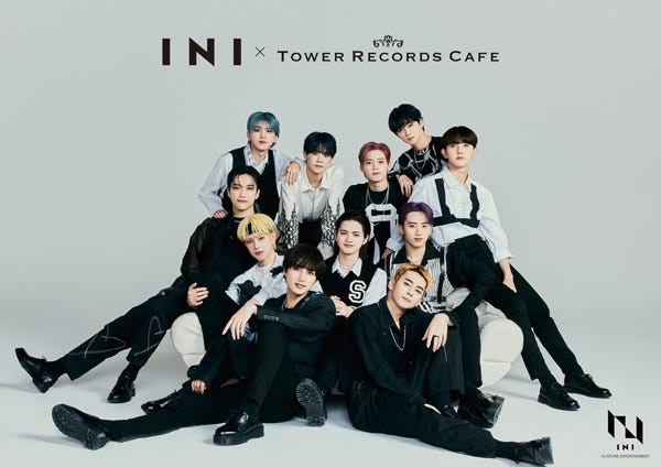 INIコラボカフェ、東京・名古屋・大阪で開催 メンバー考案”夏”メニュー&特典登場