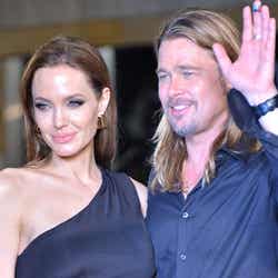 (左から)アンジェリーナ・ジョリー、ブラッド・ピット