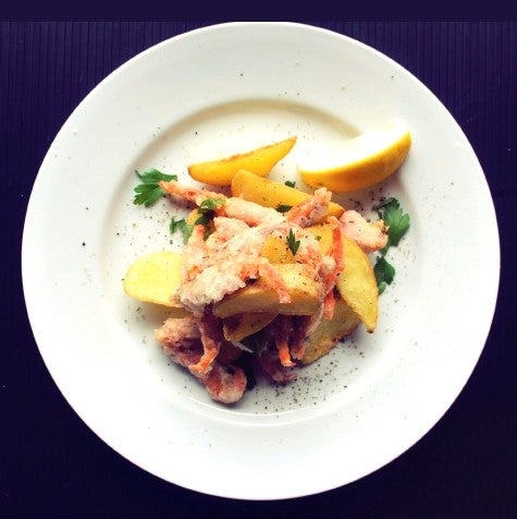 ガーリックシュリンプ&チップス