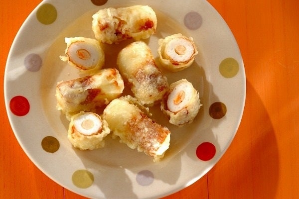 ちくわのポテサラ天ぷら