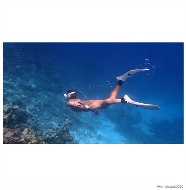 みちょぱ、ビキニ姿でシュノーケリング「すごい綺麗」「リアル人魚姫」ファンから驚きの声