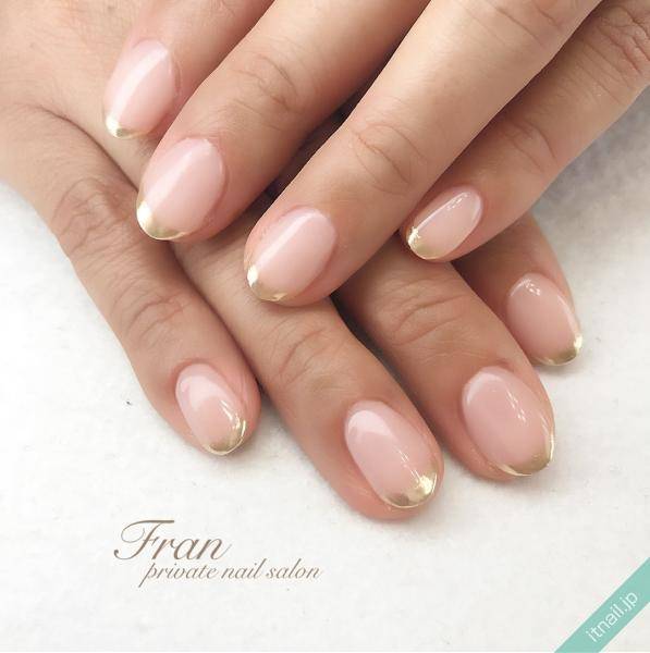 上品×極上キラリが叶う。メタリックフレンチのひとめ惚れデザイン