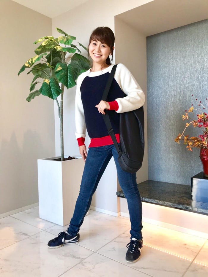 また、週に一度ホットヨガにも行っています。ヨガマットを背負って走っていき、ヨガ教室までの道のりも無駄にせずエクササイズ!!(提供写真)