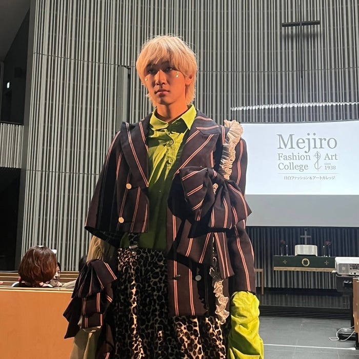 佐藤光琉さん「桜美林大学桜コンテスト2024」の様子(提供写真)