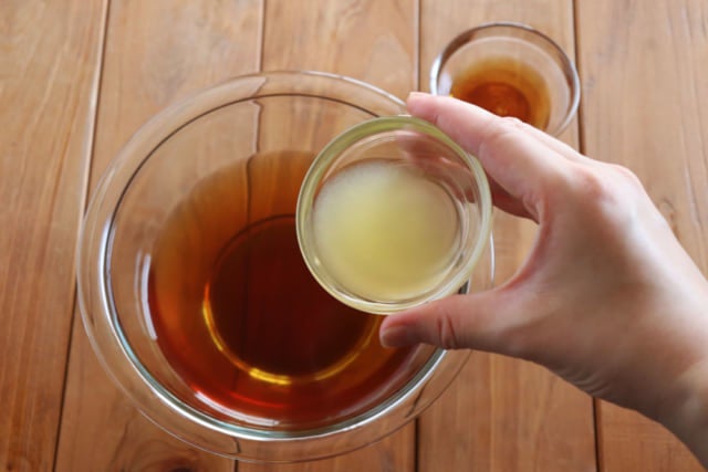 そうめんつゆのエスニック風アレンジ