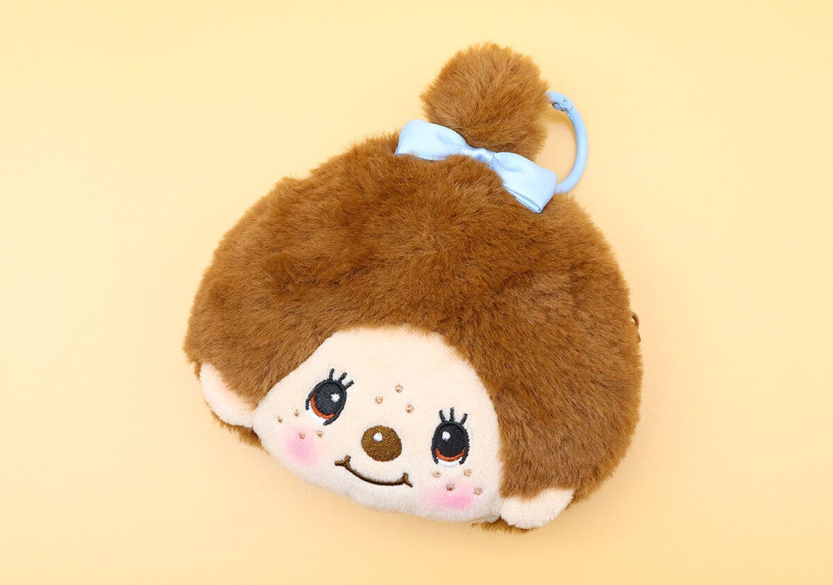 ふわふわもこもこ素材 sweet付録モンチッチちゃんぬいぐるみポーチふわふわもこもこ素材