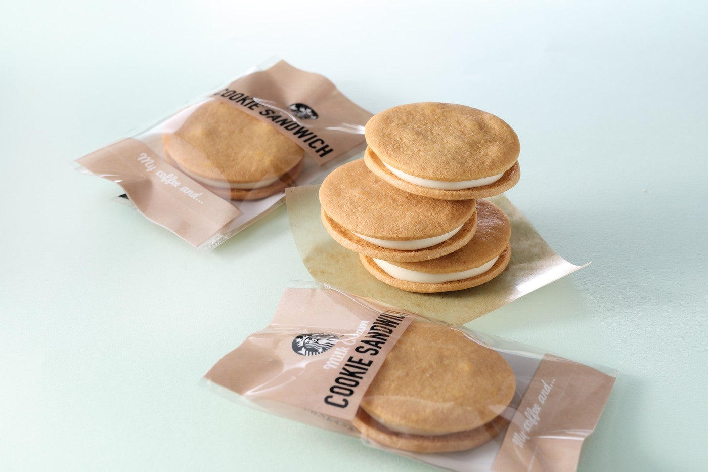 G＆G ミルククリームクッキーサンド¥225／画像提供：スターバックス コーヒー ジャパン