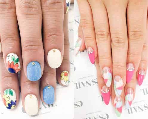 シンプル?それともカラフル?ほっこり可愛いレトロネイル