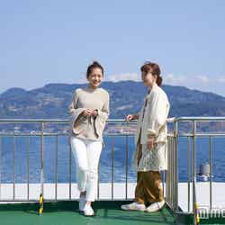 フェリーに乗っての船旅も楽しい