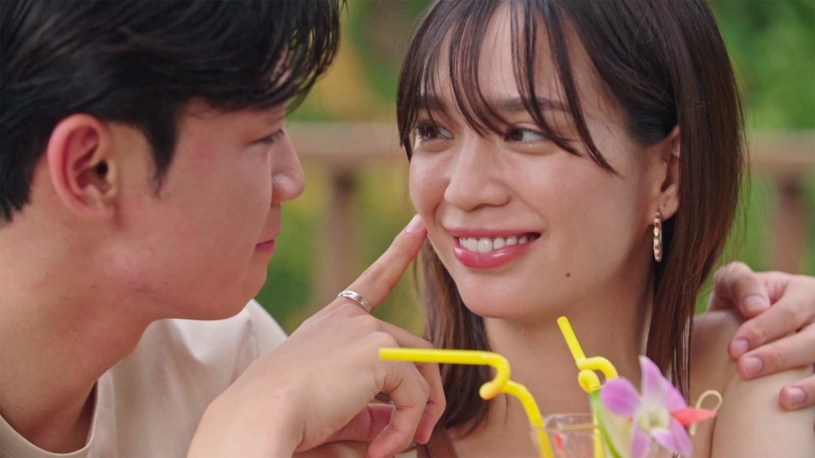 水野友貴、矢ヶ部初音「LOVE CATCHER Japan」第2話より（C）CJ ENM CO., LTD. All Rights Reserved（C）AbemaTV,Inc.