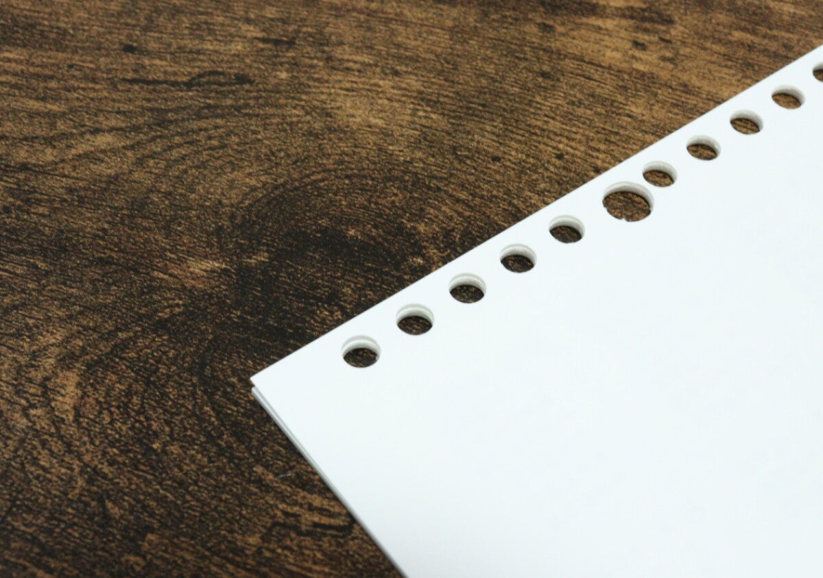 スペース広々で書き込みやすい！ノートみたいな100均手帳リフィル