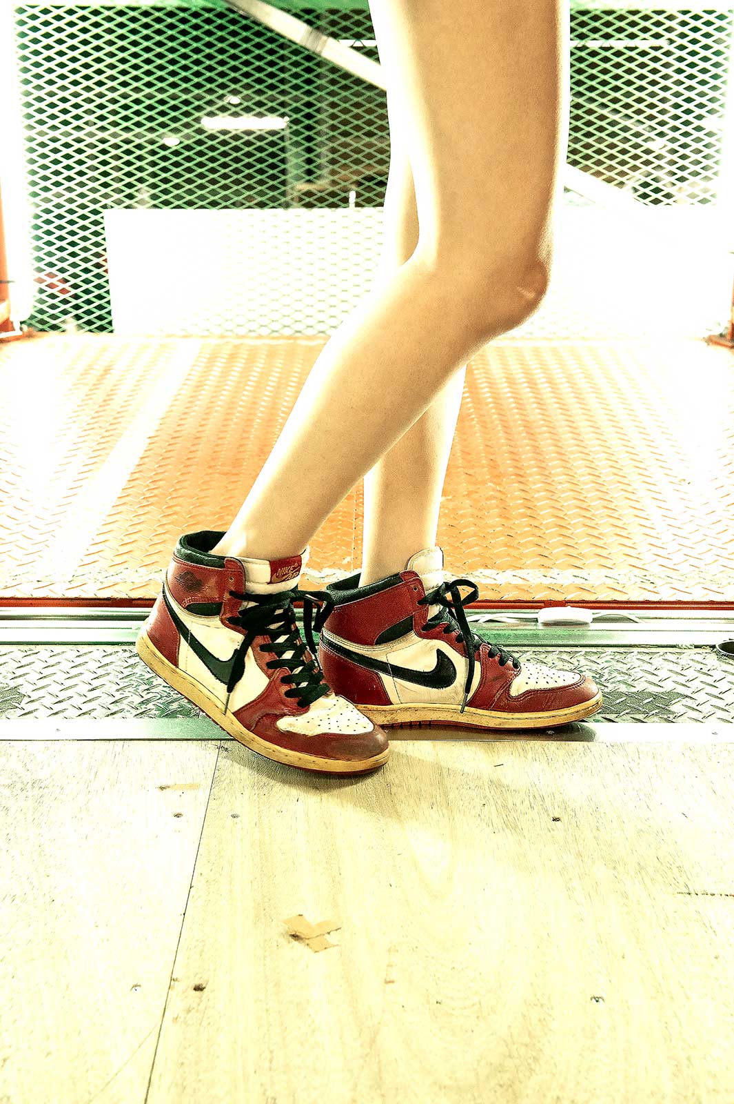 初音の足元 （提供写真）