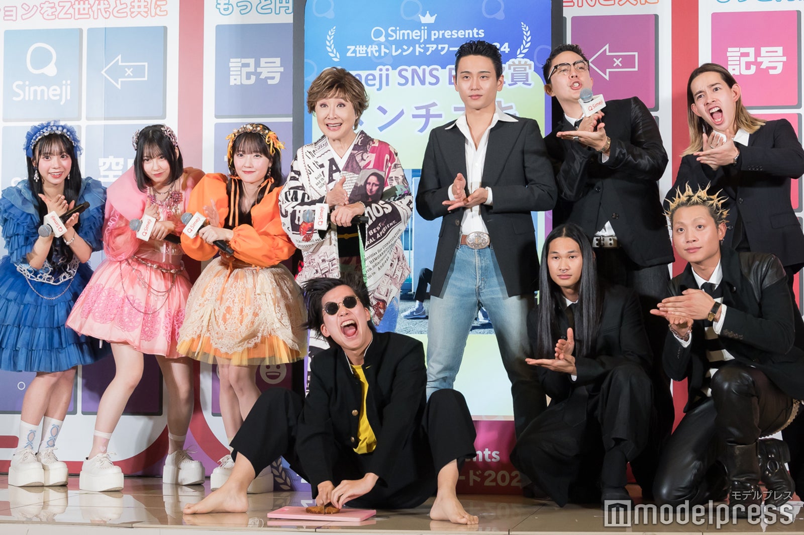 増田彩乃、桜庭遥花、川本笑瑠、小林幸子、メンチニキ、MAXI、SAM、YUTA、MATHEUS、OTA（C）モデルプレス