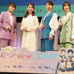 （左から）早見沙織、三石琴乃、井上麻里奈、佐倉綾音（C）モデルプレス