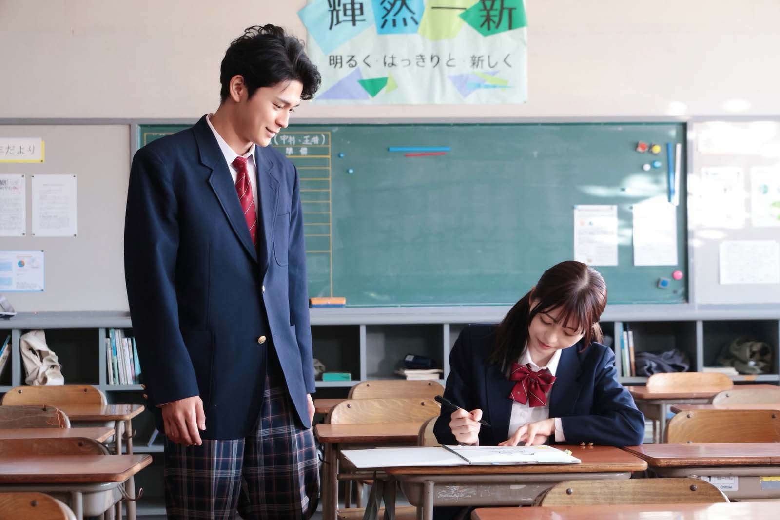 眞栄田郷敦、長濱ねる「366日」第4話より（C）フジテレビ