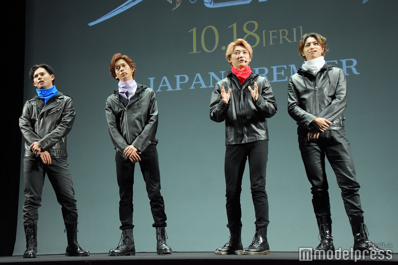 超特急（左から：カイ、リョウガ、ユーキ、タカシ）（C）モデルプレス