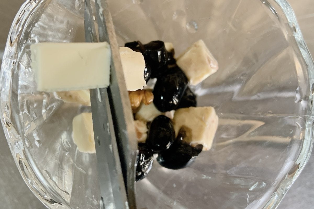 黒豆クリームチーズくるみ