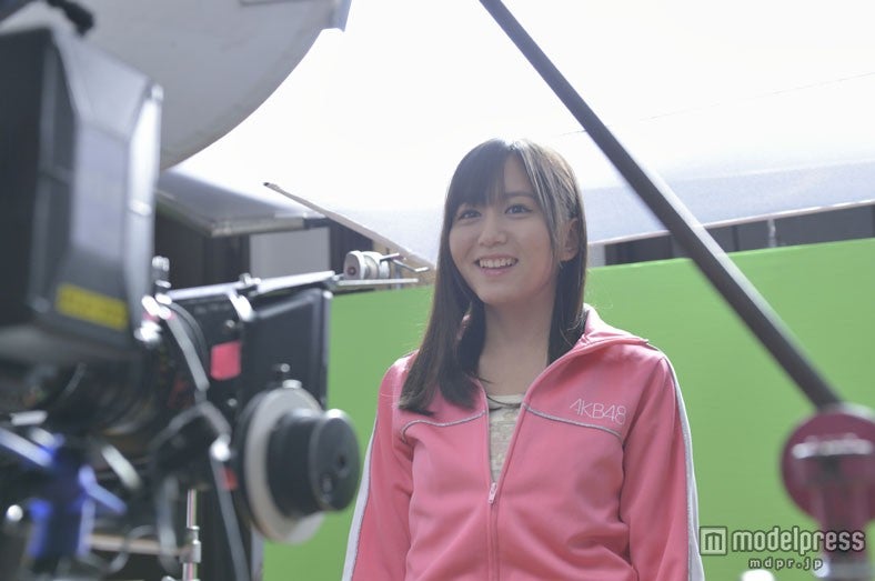 大場美奈／新CMオフショット