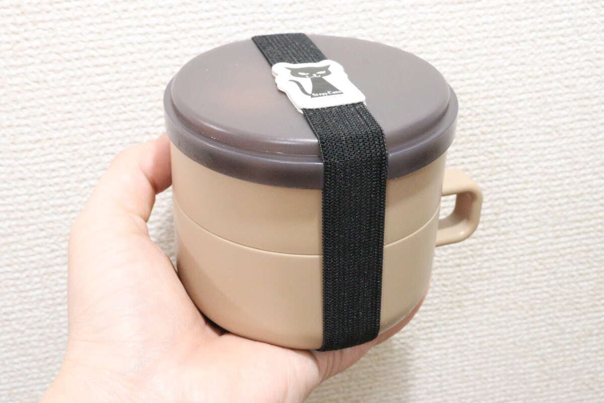 セリア スープボウルランチボックス セリアのスープボウルランチボックスは2段以上でランチベルトが必要