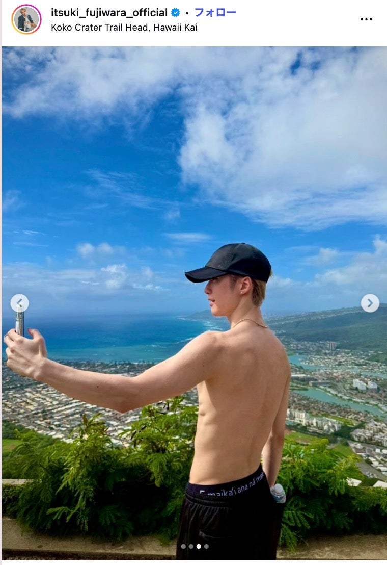 藤原樹Instagramより
