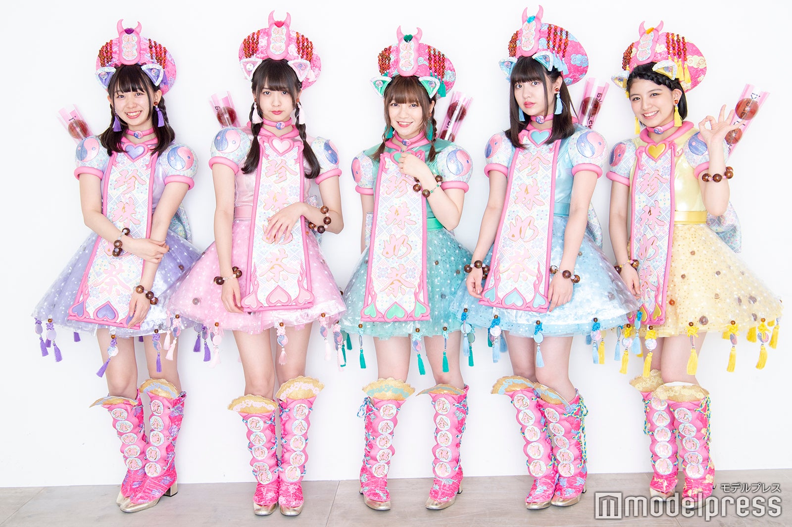 わーすた（左から）松田美里、三品瑠香、廣川奈々聖、小玉梨々華、坂元葉月（C）モデルプレス