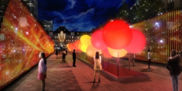 ハーモニアスひかりアベニュー／画像提供：チームラボ