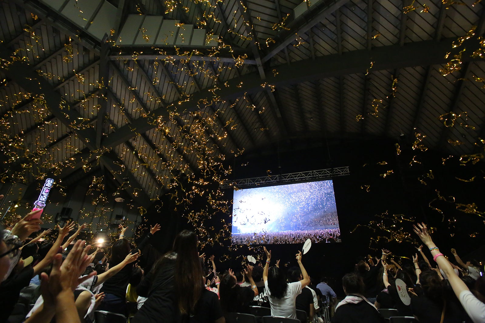 「WE ◆ NAMIE 特別応援上映」の様子（提供写真）