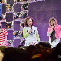 「Zipper 20THLAFORET PARTY」でトークショーを行った(左から)きゃりーぱみゅぱみゅ、仲里依紗、IMALU