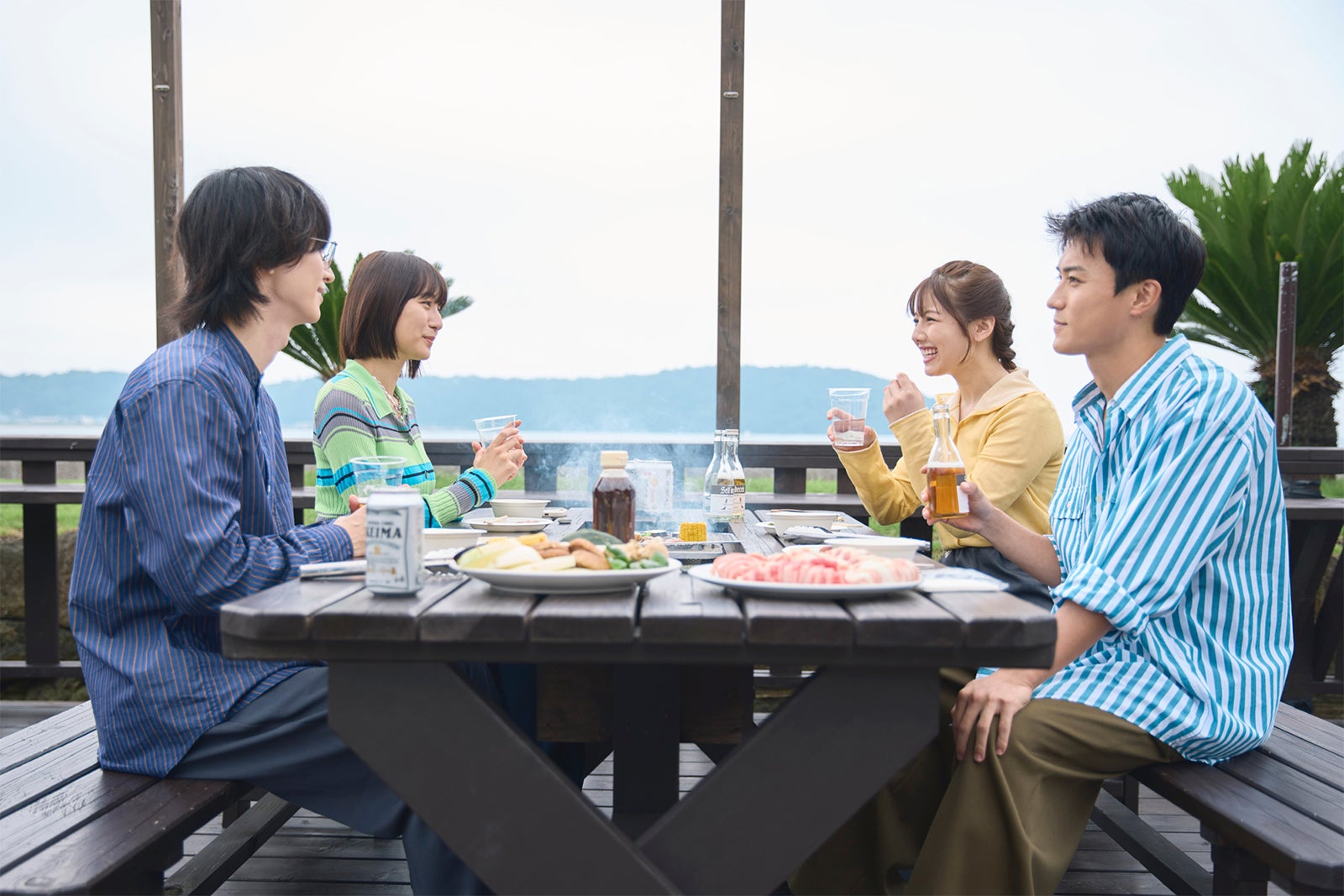 池田匡志、浅川梨奈、渡邉美穂、砂田将宏（C）「嘘をついた私たち」製作委員会