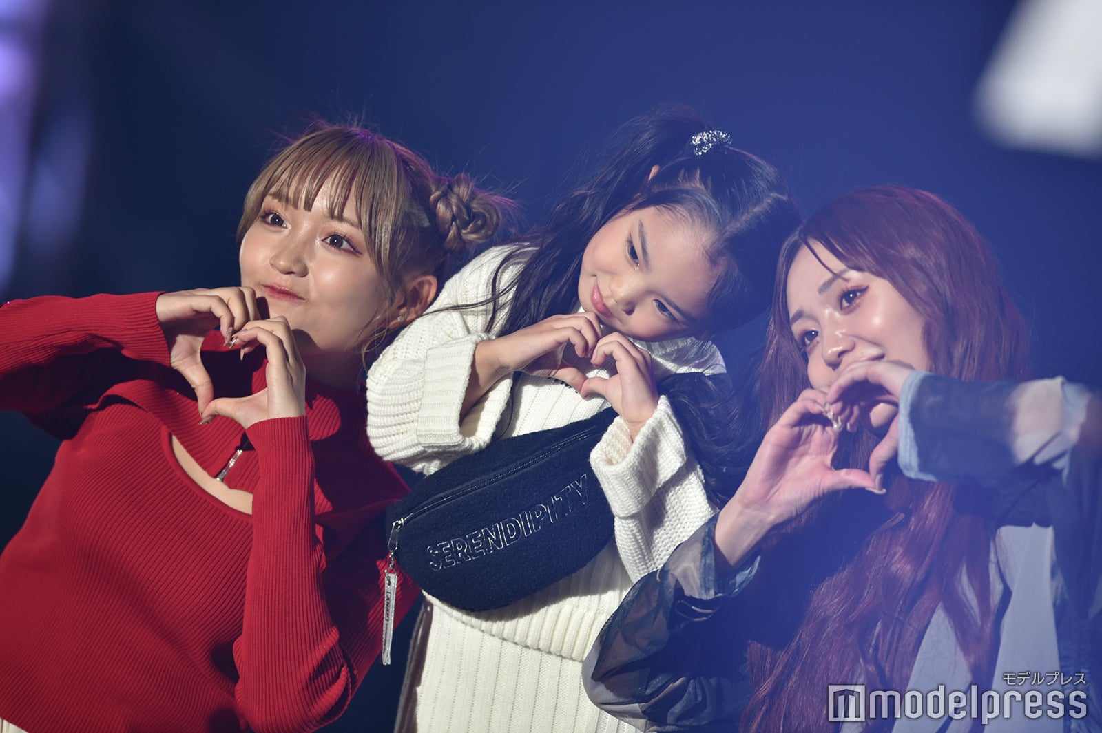 ねお、望蘭、みゆ（山崎美優）（C）モデルプレス