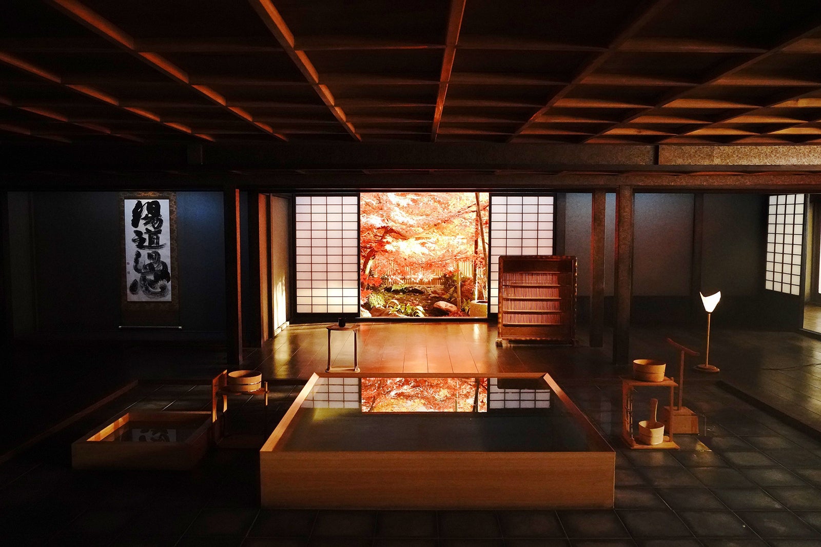 「湯道会館」セット写真 （C）2023映画「湯道」製作委員会