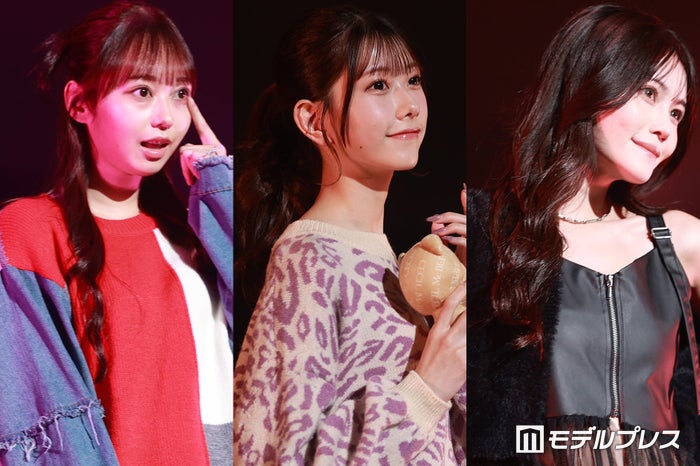 AKB48千葉恵里・大盛真歩・込山榛香、ランウェイ降臨 ミニワンピで美脚披露【STARRZ TOKYO】