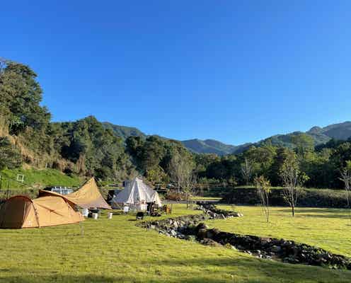「THE FIVE RIVERS FINE GLAMPING群馬白沢」ドッグラン付きキャンプ&グランピングが誕生