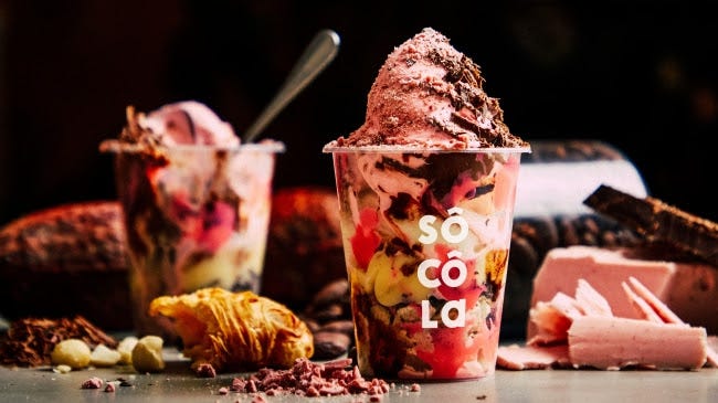 濃厚チョコレート専門店「ソコラ」大阪アメ村限定“濃厚チョコサンデー”登場