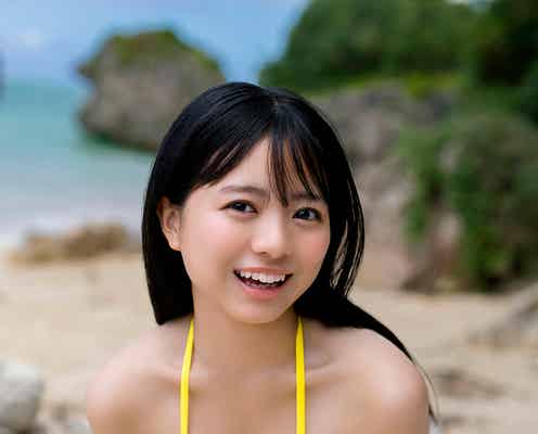 「ミスマガジン2023」審査員特別賞・加藤綾乃、海辺で柔らかボディ開放