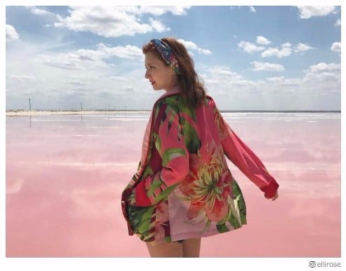 エリーローズも旅した絶景“ピンクラグーン”って？メキシコの塩湖が夢のような美しさ